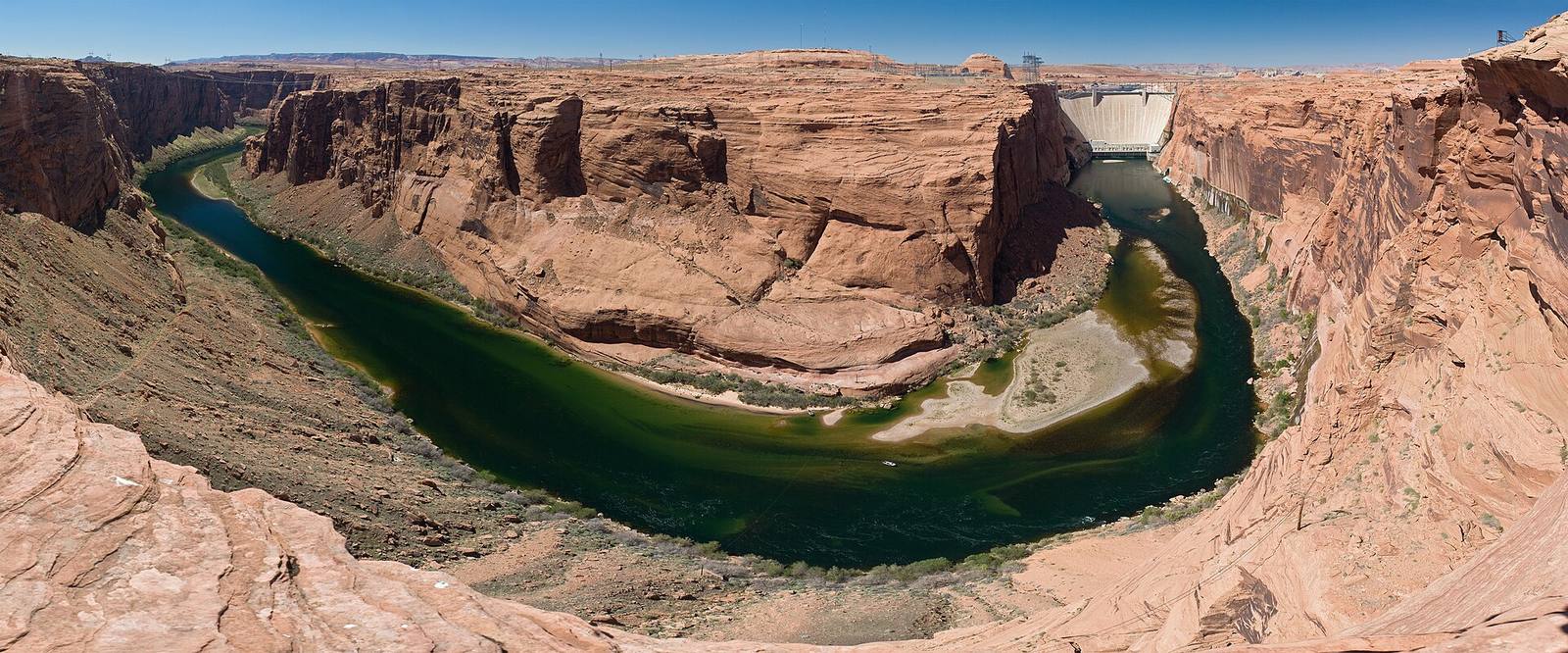 Glen Canyon Dam on the Colorado River. Interstate compacts and federal operating rules sit on top of Colorado's state water rights.