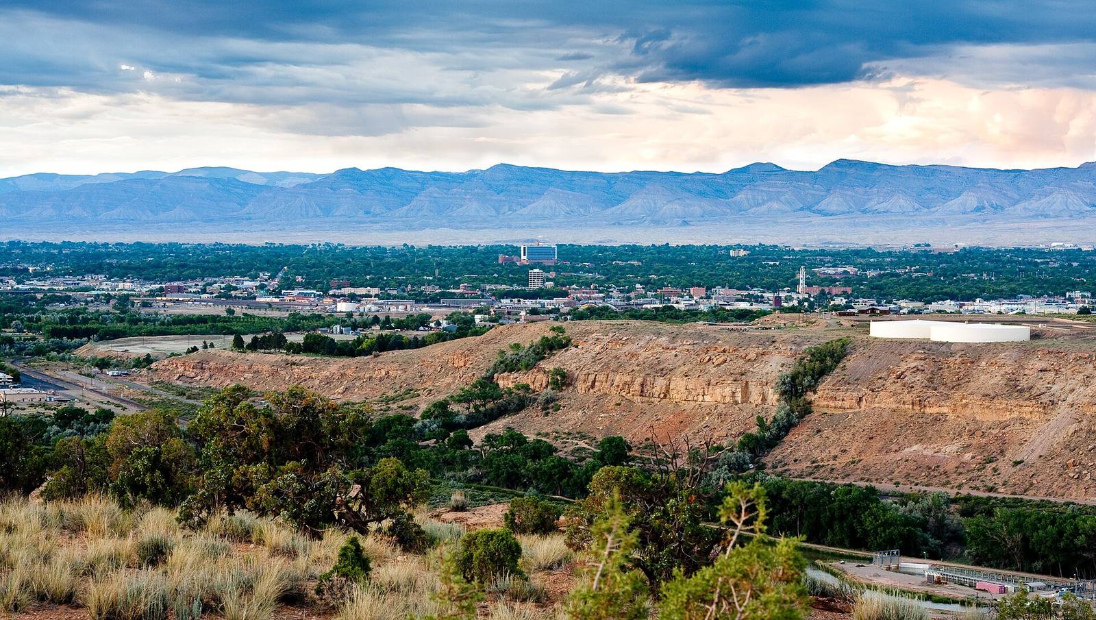 Grand Junction, the Western Slope's largest city. Everything west of the Divide runs on a different economy and a different water picture.