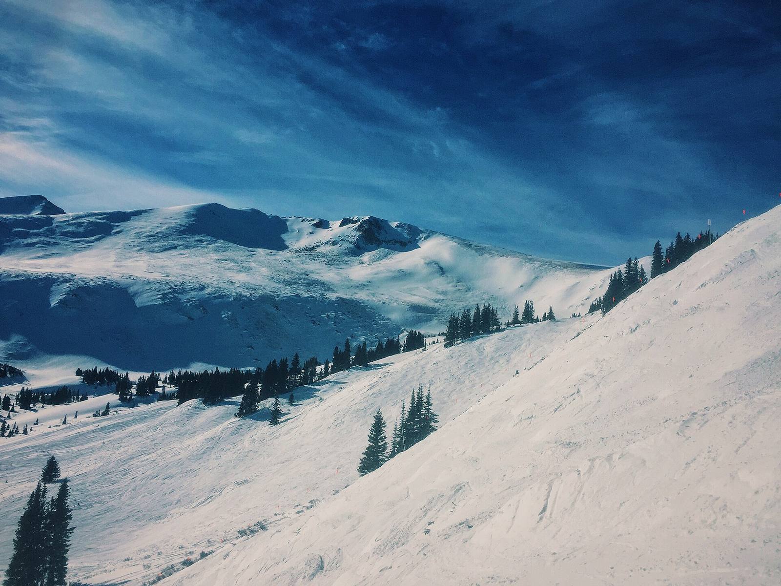 Snow-covered slopes at Keystone Ski Resort. Colorado ski areas drew an estimated 10.5 million visits in 2025-26, the lowest since the 1991-92 season.
