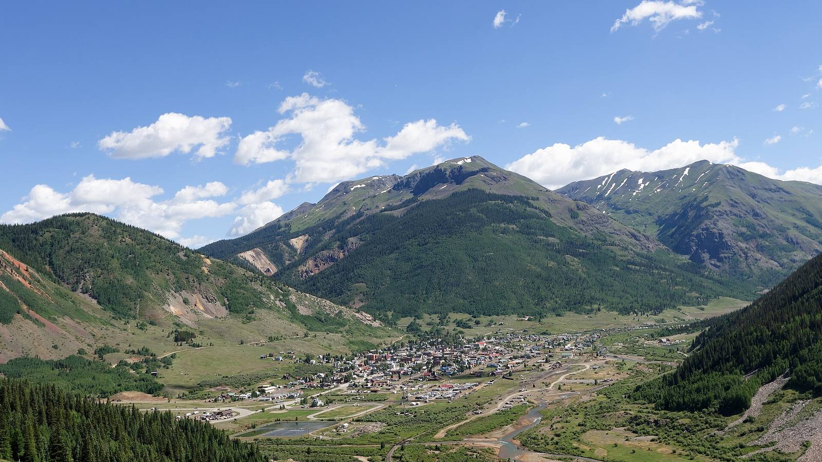 The town of Silverton in southwestern Colorado, one of the communities named in this week's Flood Watch.