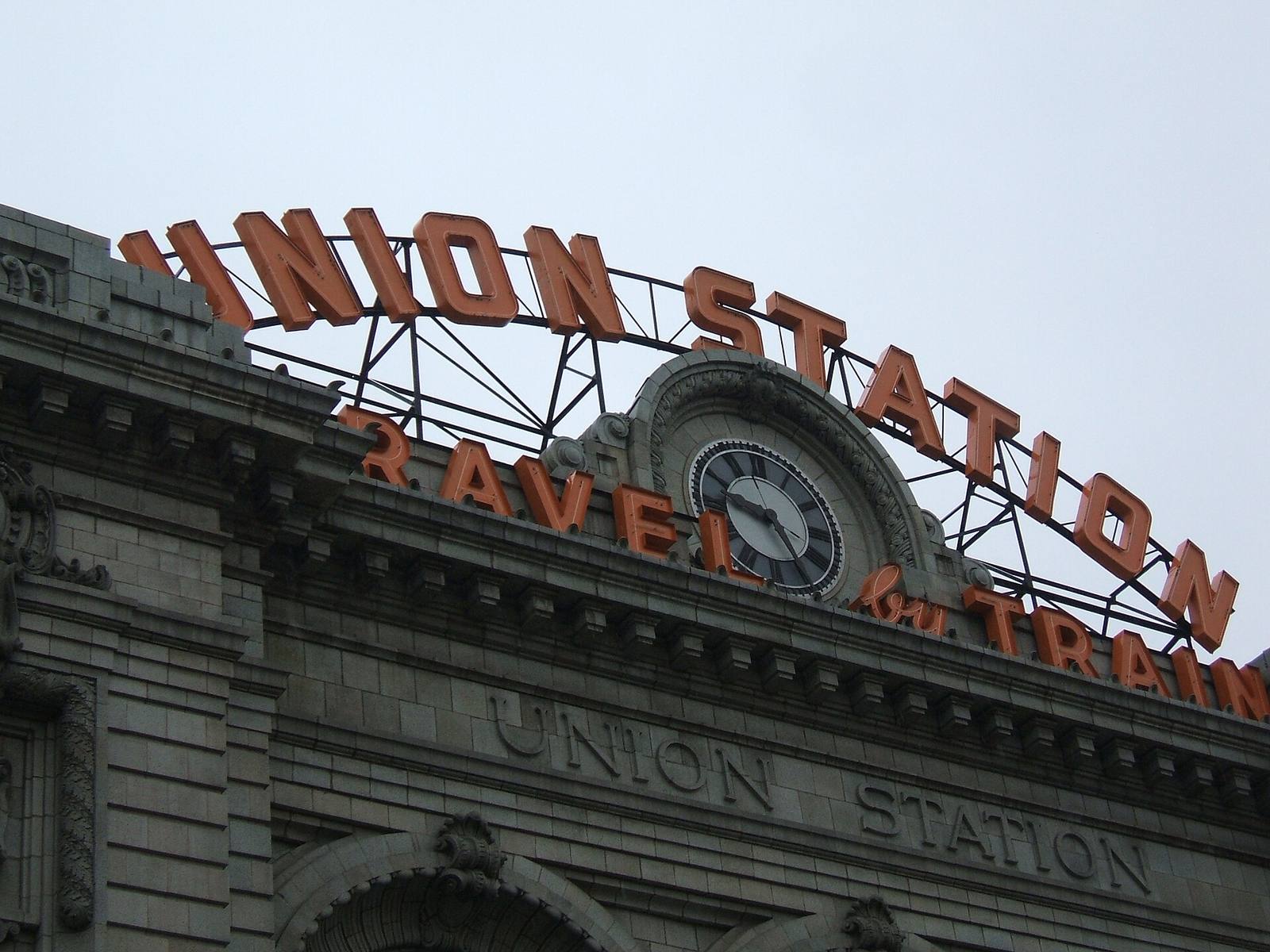Denver's Union Station. The restored terminal anchors the regional rail and bus network for the whole metro.